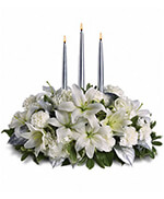 Silver Elegance Centerpiece